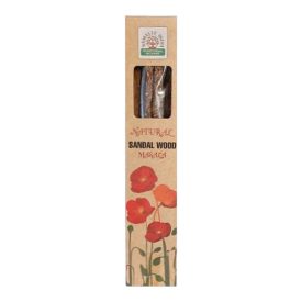 Namaste India Naturals szantál füstölő mintás doboza